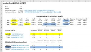 Fonction DECALER