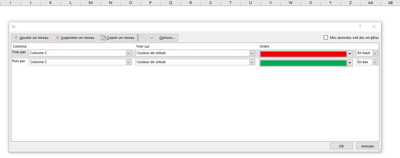 Apprenez Comment Trier Des Couleurs Sous Excel