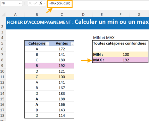 calculer un min (MIN.SI.ENS) et un max conditionnel (MAX.SI.ENS)