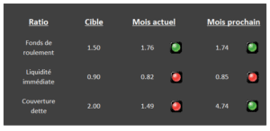 Ratios financiers