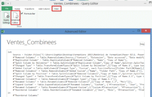 Power Query: Code M