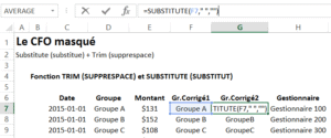Substitue et Supprespace