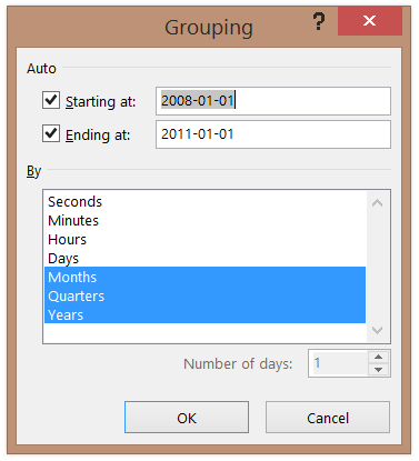 Tableaux croisés dynamiques Excel 2016