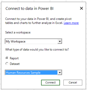 Connect to data in Power BI