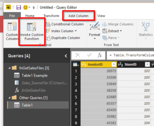 invoke-function-power-bi