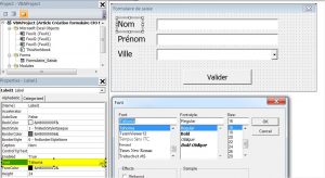 Formulaire VBA