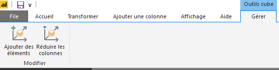 SSAS IMport outils cube