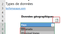 Données géographiques