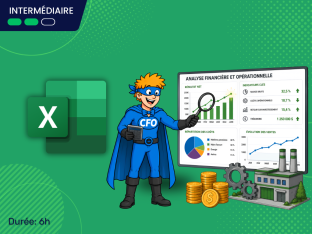 Excel - Analyse financière et opérationnelle course image