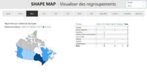 Power BI Carte de formes