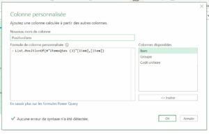 Fonction M Power Query