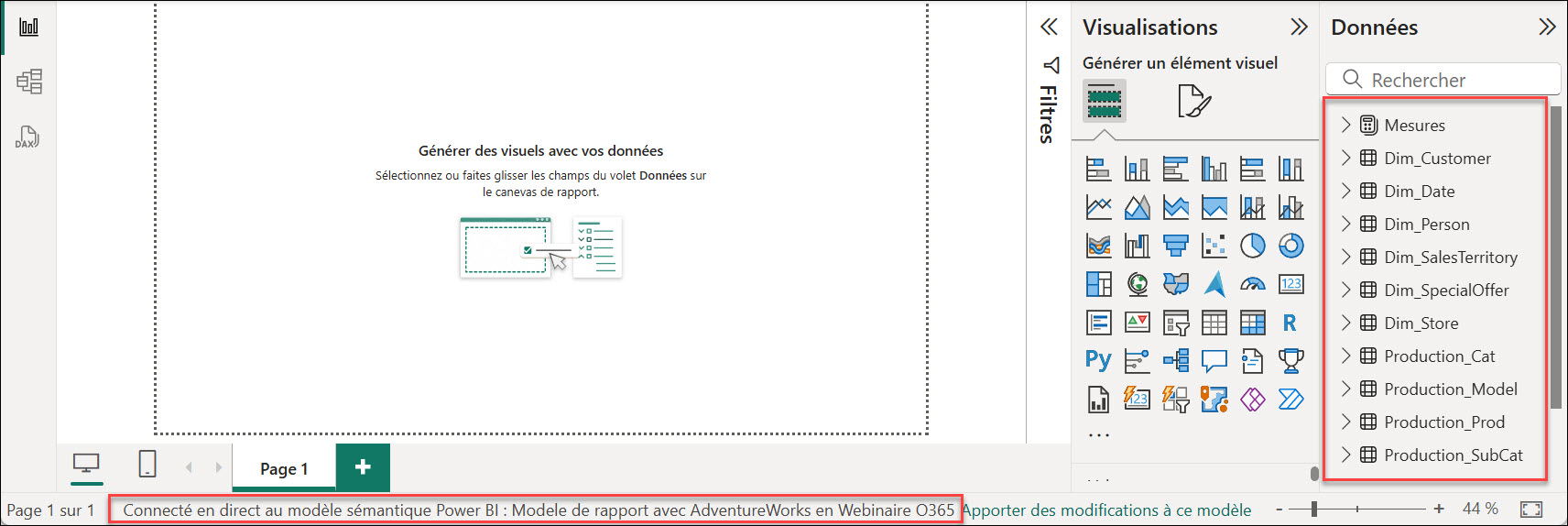 Le CFO Masqué - 3. Modèle sémantique Power BI : Guide complet de la connexion en direct