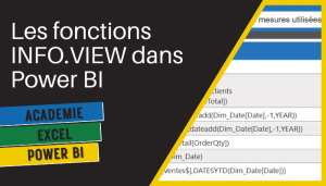Fonctions INFO.VIEW dans Power BI