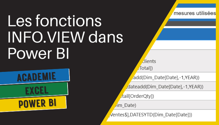 Fonctions INFO.VIEW dans Power BI