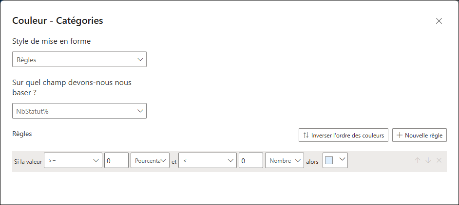 mise en forme conditionnelle