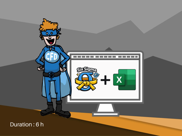 Lean Six Sigma yellow belt with Excel course image